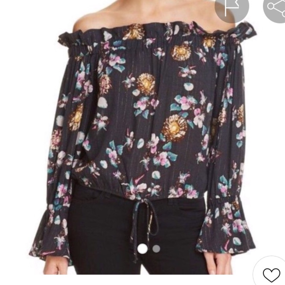 Vintage Havana off-the-shoulder top. NWT.